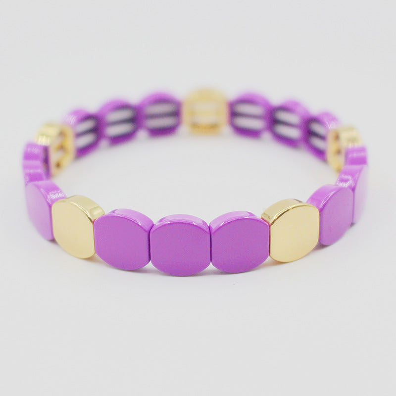 Wholesale Alloy Spray Painted Bracelets